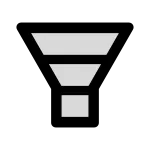 Funnel Plot SVG Icon
